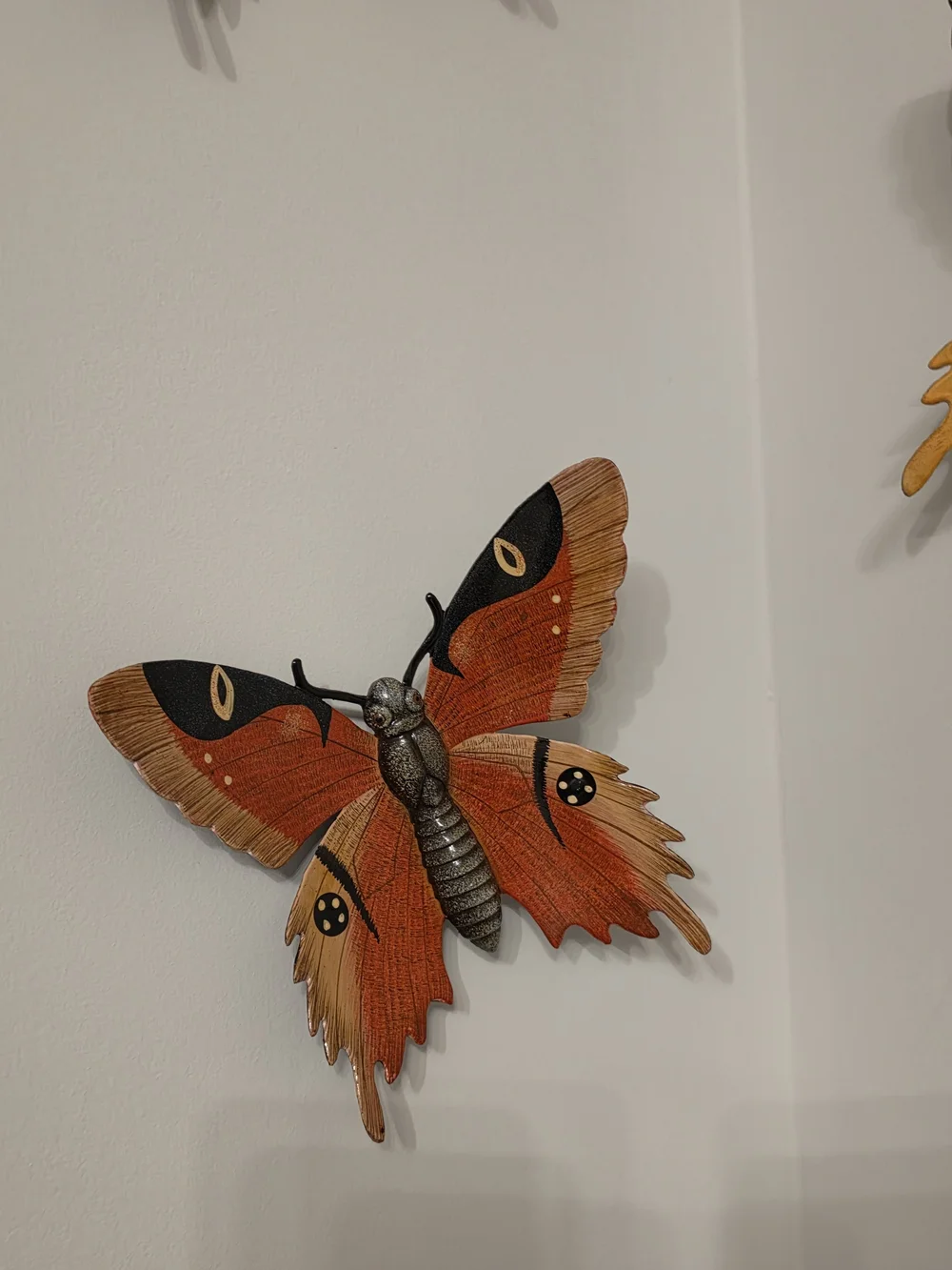 Handpainted Wooden Butterflies Set Of 5